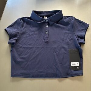 90 Degree By Reflex Polo in Deep Blue size large nwt